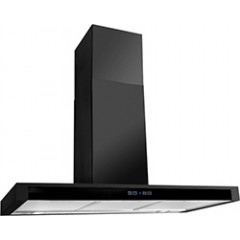 Davoline Tau Hpa 60cm Μαύρος Επιτοίχιος Απορροφητήρας